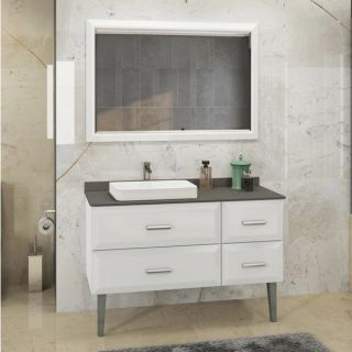 Comforty Зеркало "Империя-120" белый глянец